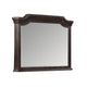 Lynda Dresser Mirror | 44" Low Distortion | Walnut Brown Crown Molding