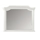 Lynda Dresser Mirror | 44" Low Distortion | Antique White Crown Molding