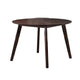 Tery Dining Table | 47" Round Top | Angled Legs | Cherry Brown Wood