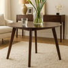 Tery Dining Table | 47" Round Top | Angled Legs | Cherry Brown Wood