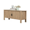 Hay TV Media Console | 47" | 2 Doors w Adjustable Shelves | Beige