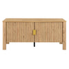 Hay TV Media Console | 47" | 2 Doors w Adjustable Shelves | Beige