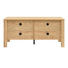 Hay TV Media Console | 47" | 2 Doors w Adjustable Shelves | Beige