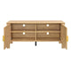 Hay TV Media Console | 47" | 2 Doors w Adjustable Shelves | Beige