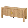 Hay TV Media Console | 47" | 2 Doors w Adjustable Shelves | Beige
