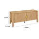 Hay TV Media Console | 47" | 2 Doors w Adjustable Shelves | Beige