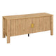 Hay TV Media Console | 47" | 2 Doors w Adjustable Shelves | Beige