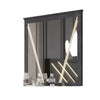 Semy Dresser Mirror | 40" Lighted Gray Marble Frame | Low Distortion