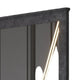 Semy Dresser Mirror | 40" Lighted Gray Marble Frame | Low Distortion