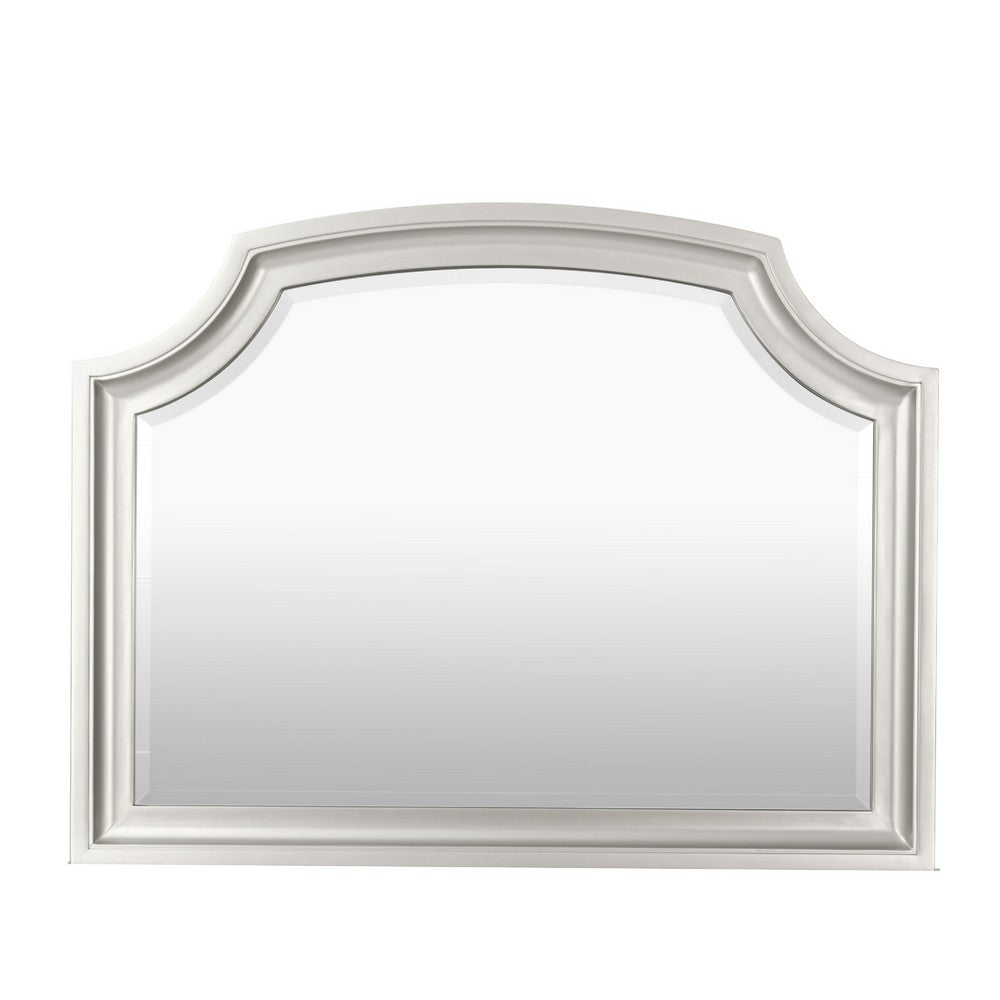 Felix Dresser Mirror | 30" | Low Distortion Glass | Matte Silver Pine