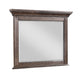 Vesy Dresser Mirror | 48" | Low Distortion Glass | Walnut Brown Wood