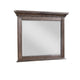 Vesy Dresser Mirror | 48" | Low Distortion Glass | Walnut Brown Wood