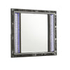 Ren Dresser Mirror | 45" | Crushed Crystal Look Black Laminate | LED