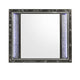 Ren Dresser Mirror | 45" | Crushed Crystal Look Black Laminate | LED