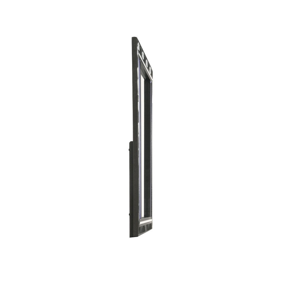 Ren Dresser Mirror | 45" | Crushed Crystal Look Black Laminate | LED