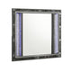 Ren Dresser Mirror | 45" | Crushed Crystal Look Black Laminate | LED