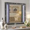 Ren Dresser Mirror | 45" | Crushed Crystal Look Black Laminate | LED