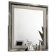 Levy Dresser Mirror | 40" | Light Gray Wood Frame | Low Distortion