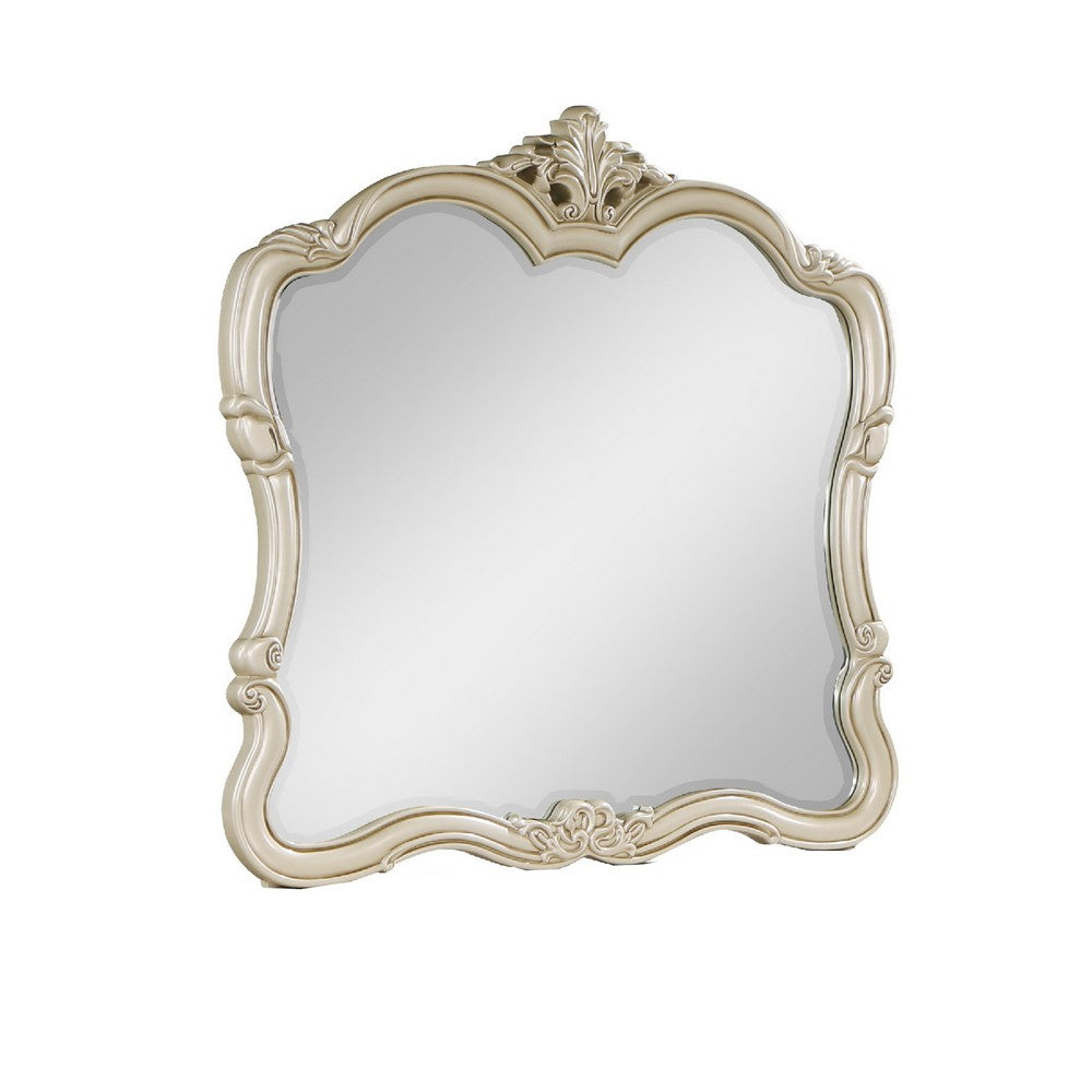 Kerra Dresser Mirror | 47" | Low Distortion Glass | Champagne Silver