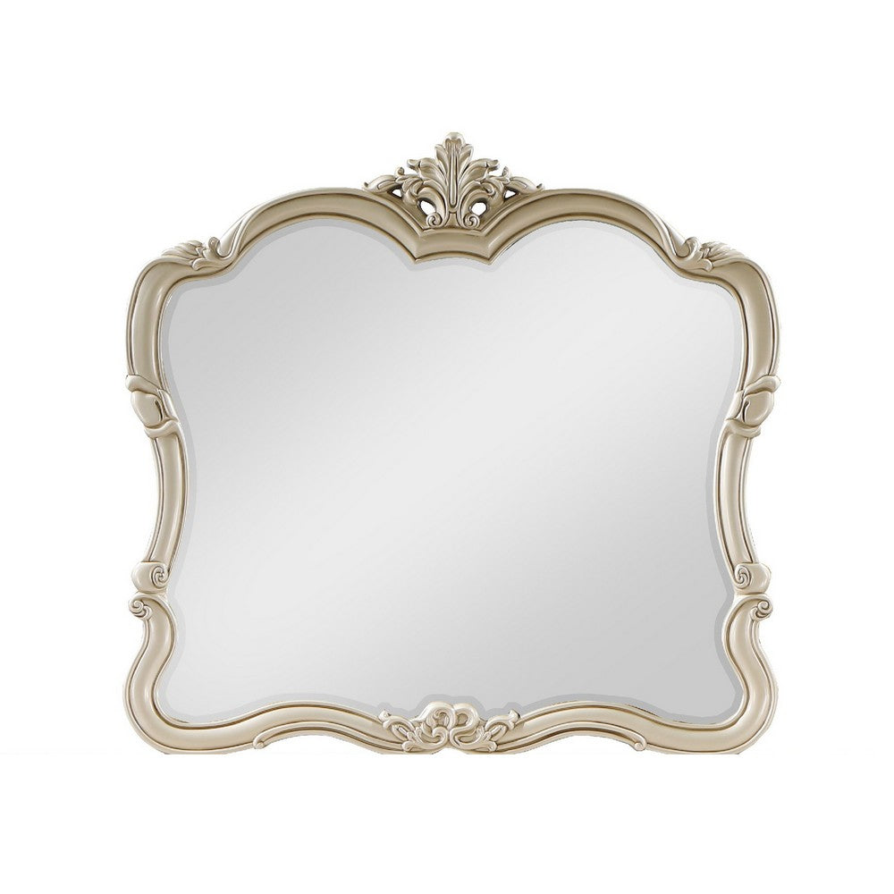 Kerra Dresser Mirror | 47" | Low Distortion Glass | Champagne Silver