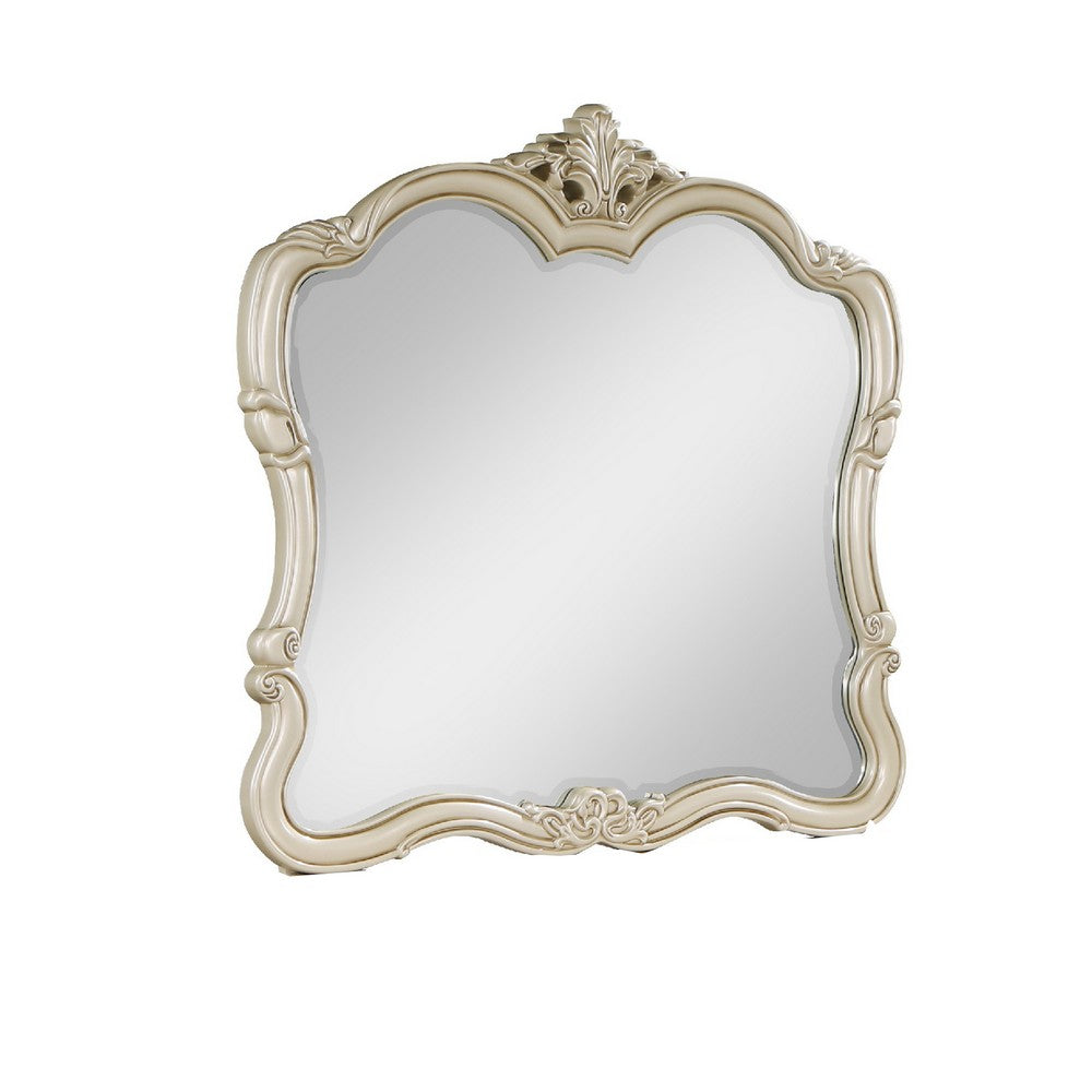 Kerra Dresser Mirror | 47" | Low Distortion Glass | Champagne Silver