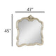 Kerra Dresser Mirror | 47" | Low Distortion Glass | Champagne Silver