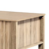 Hay Coffee Table | 47" Rectangular Top | 2 Reeded Drawers | Beige