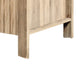 Hay Coffee Table | 47" Rectangular Top | 2 Reeded Drawers | Beige