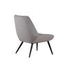 Rea Accent Chair | Tufted Back w Wrap Around Arms | Gray Velvet
