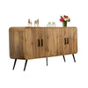 Wea TV Media Console | 63" | 4 Cabinet Doors | Oak Brown Laminate