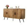 Wea TV Media Console | 63" | 4 Cabinet Doors | Oak Brown Laminate