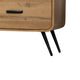 Wea TV Media Console | 71" | 2 Drawers w Open Shelves | Oak Brown