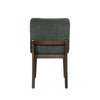 Ony Dining Side Chair Set of 2 | Cream Seat & Back Cushion | Forest Green