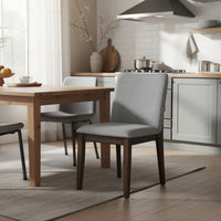 Stone Gray, Dark Walnut