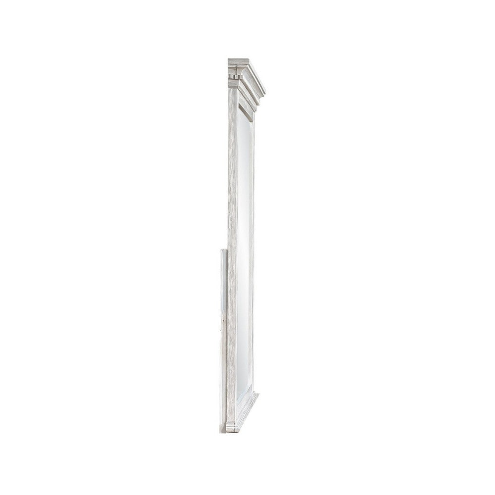 Vanity Dresser Mirror | Crown Moldings | Mist Gray | 42"
