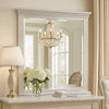 Vanity Dresser Mirror | Crown Moldings | Mist Gray | 42"