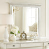 Vanity Dresser Mirror | Crown Moldings | Mist Gray | 42"