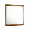 Tey Vanity Dresser Mirror | Honey Brown | Solid Rubberwood 39"