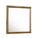 Tey Vanity Dresser Mirror | Honey Brown | Solid Rubberwood 39"