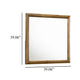 Tey Vanity Dresser Mirror | Honey Brown | Solid Rubberwood 39"