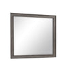 Leslee Dresser Mirror | Embossed Oak Laminate | Dark Gray Finish 44"