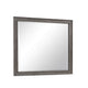 Leslee Dresser Mirror | Embossed Oak Laminate | Dark Gray Finish 44"