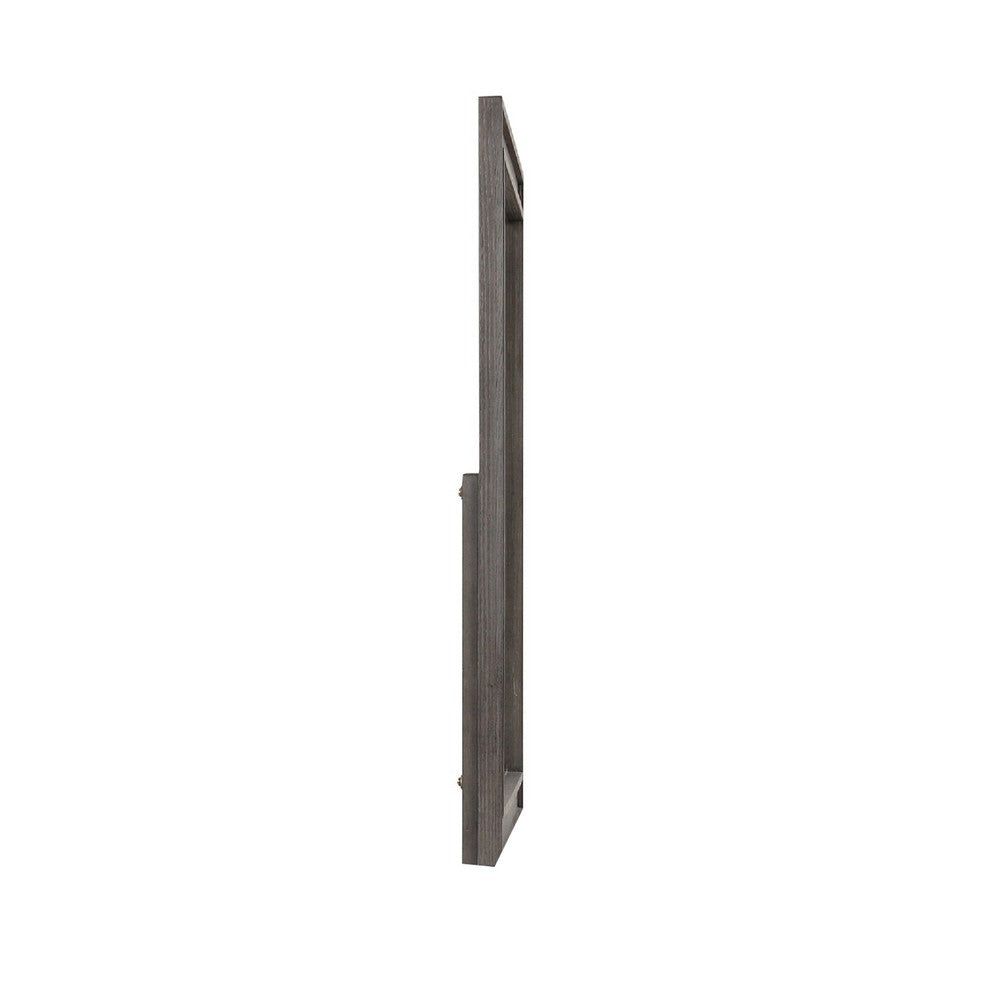 Leslee Dresser Mirror | Embossed Oak Laminate | Dark Gray Finish 44"