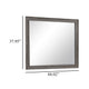 Leslee Dresser Mirror | Embossed Oak Laminate | Dark Gray Finish 44"
