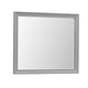 Limi Dresser Mirror | Brushed Gray Solid Acacia Wood | 43"