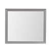 Limi Dresser Mirror | Brushed Gray Solid Acacia Wood | 43"