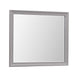 Limi Dresser Mirror | Brushed Gray Solid Acacia Wood | 43"