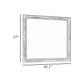 Limi Dresser Mirror | Brushed Gray Solid Acacia Wood | 43"