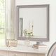Limi Dresser Mirror | Brushed Gray Solid Acacia Wood | 43"