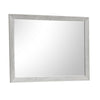 Ion Dresser Mirror | Picture Frame Molding | Mist Gray Solid Acacia Wood